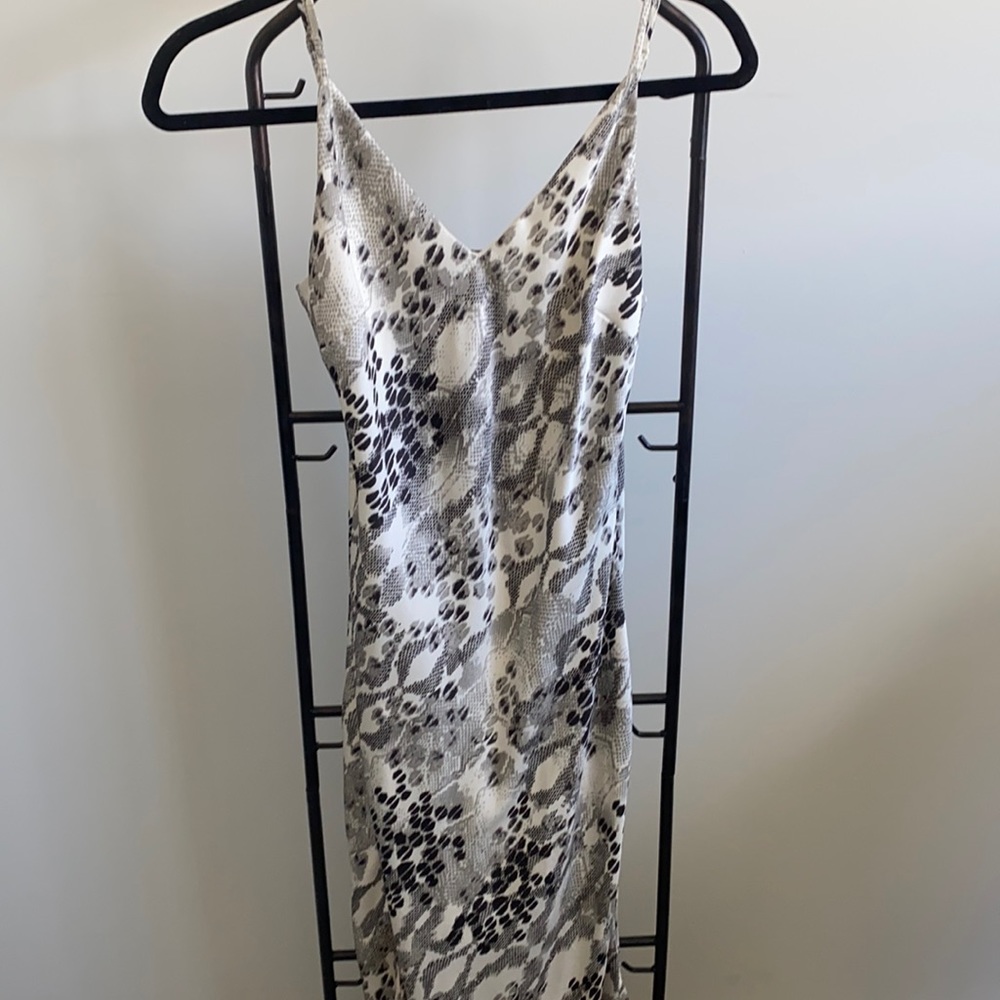 Express midi silk dress.